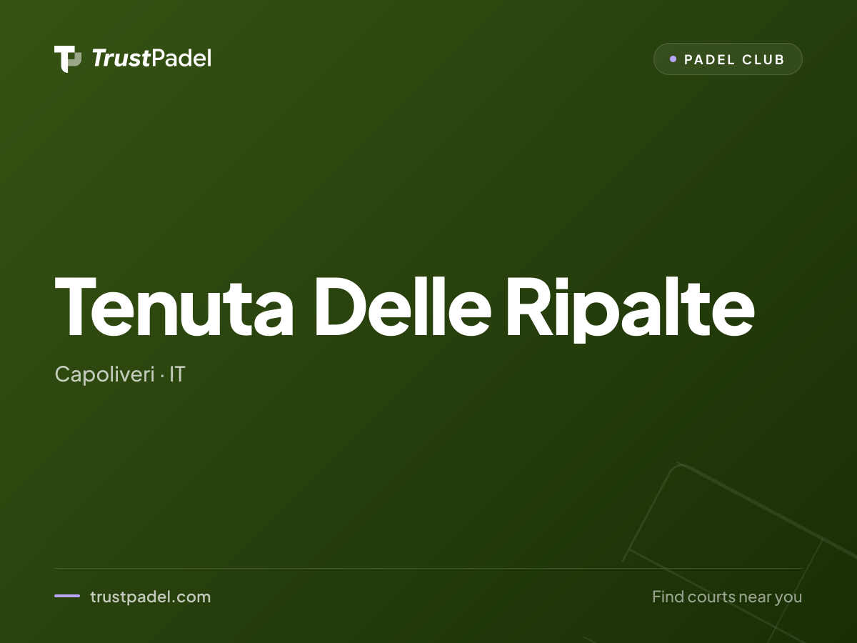 Tenuta Delle Ripalte padel club