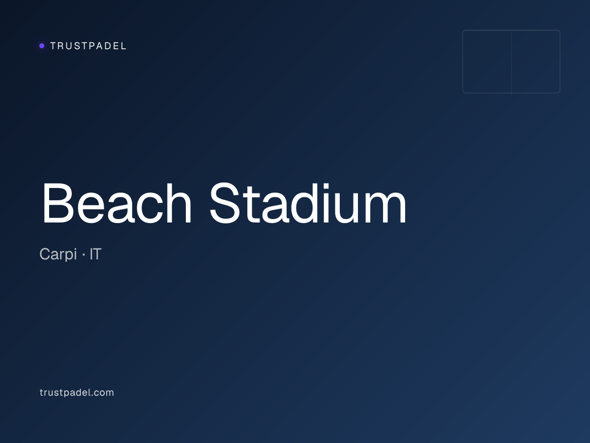 Beach Stadium padel club