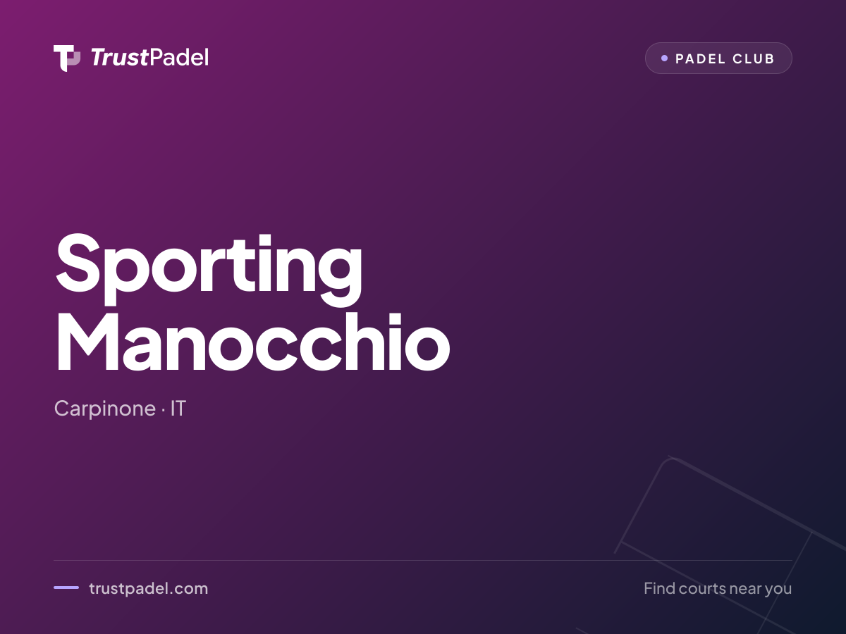Sporting Manocchio padel club