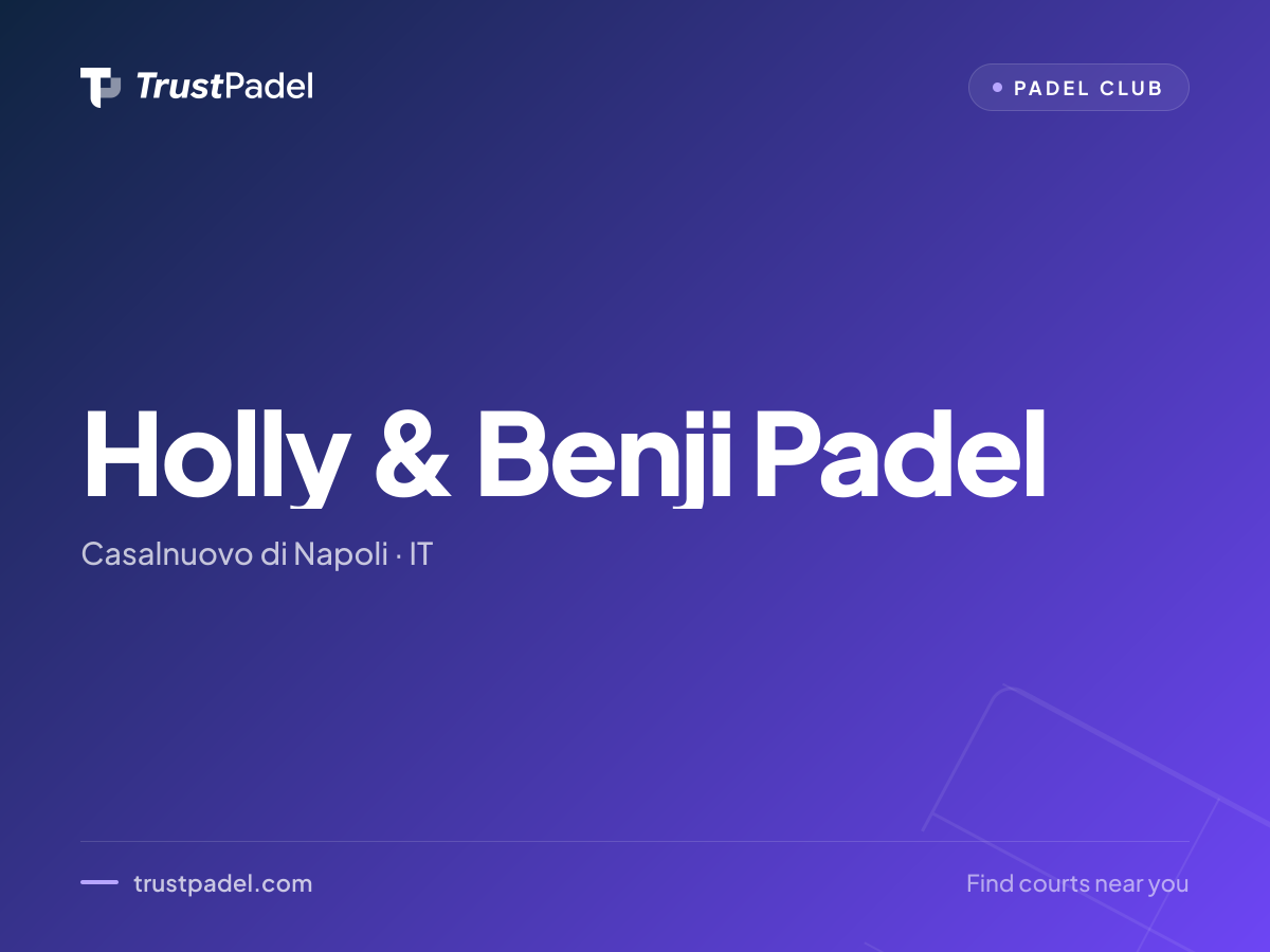 Holly & Benji Padel padel club