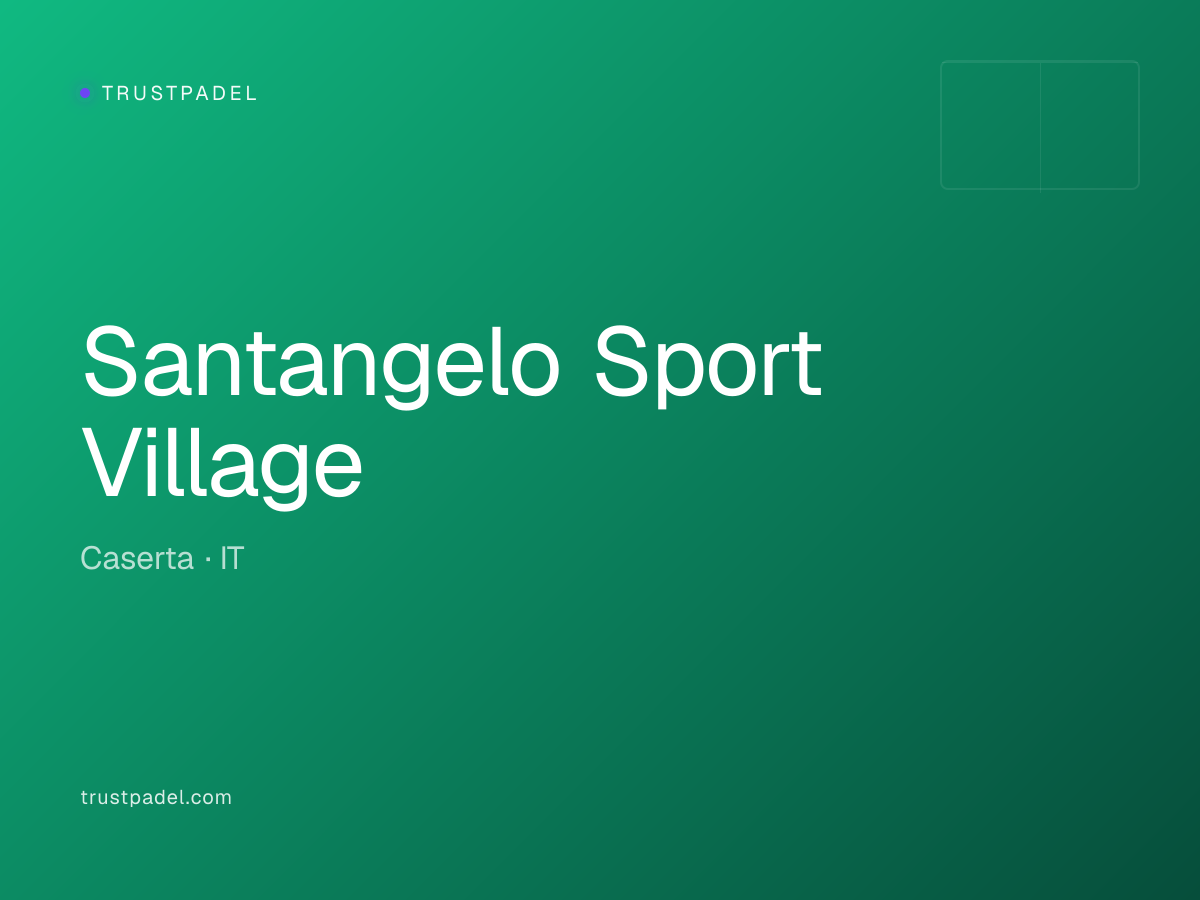 Santangelo Sport Village padel club
