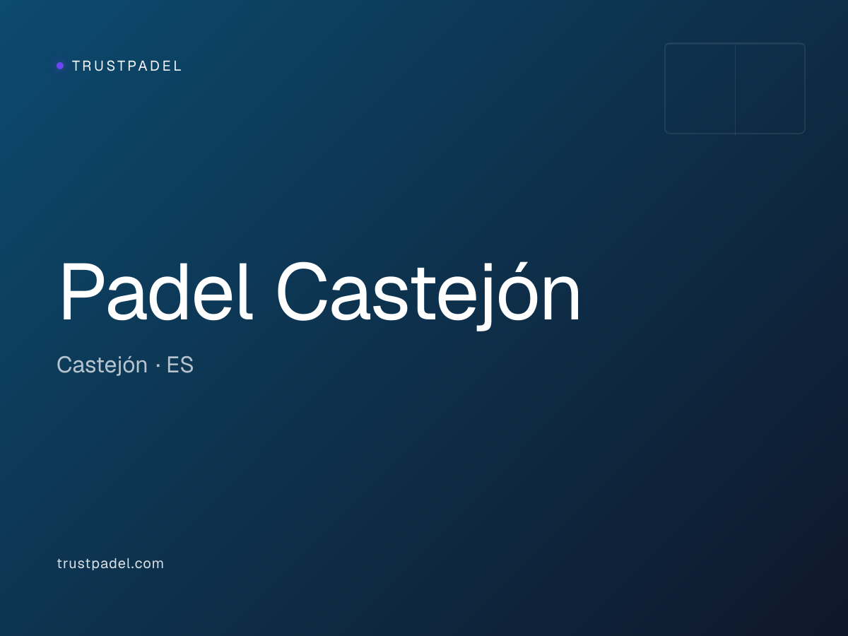 Padel Castejón padel club
