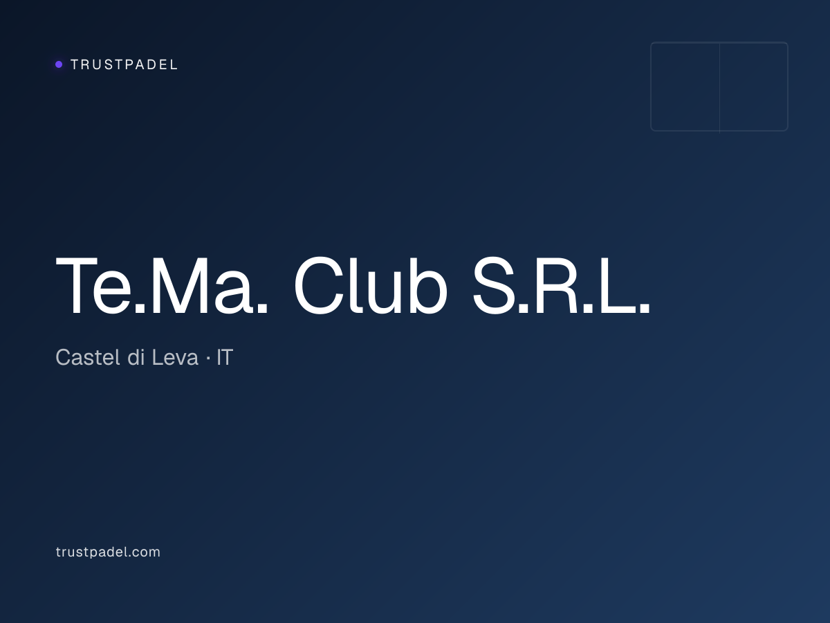 Te.Ma. Club S.R.L. padel club