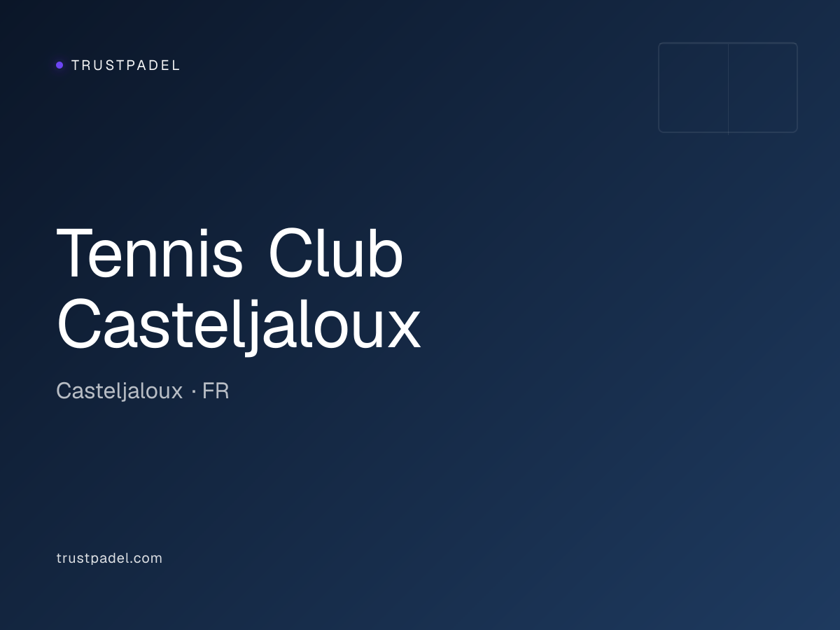 Tennis Club Casteljaloux padel club