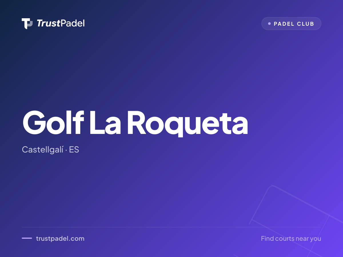 Golf La Roqueta padel club
