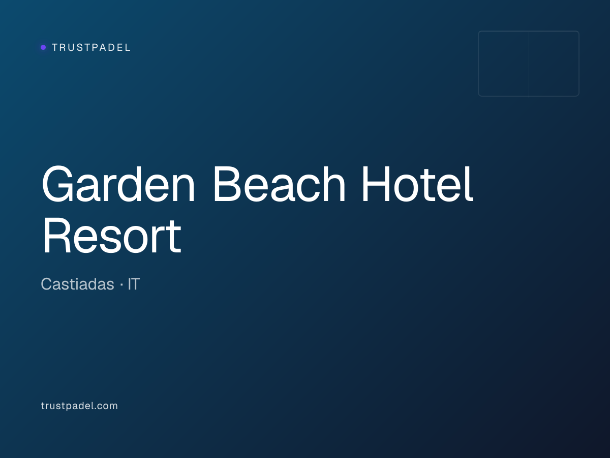 Garden Beach Hotel Resort padel club