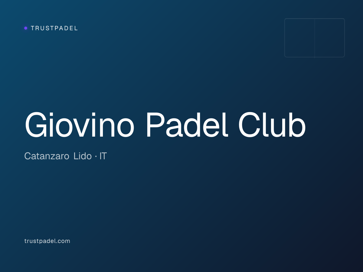 Giovino Padel Club padel club