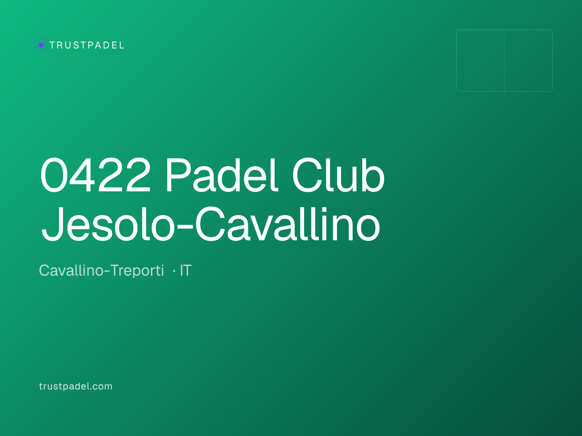 0422 Padel Club Jesolo-Cavallino padel club