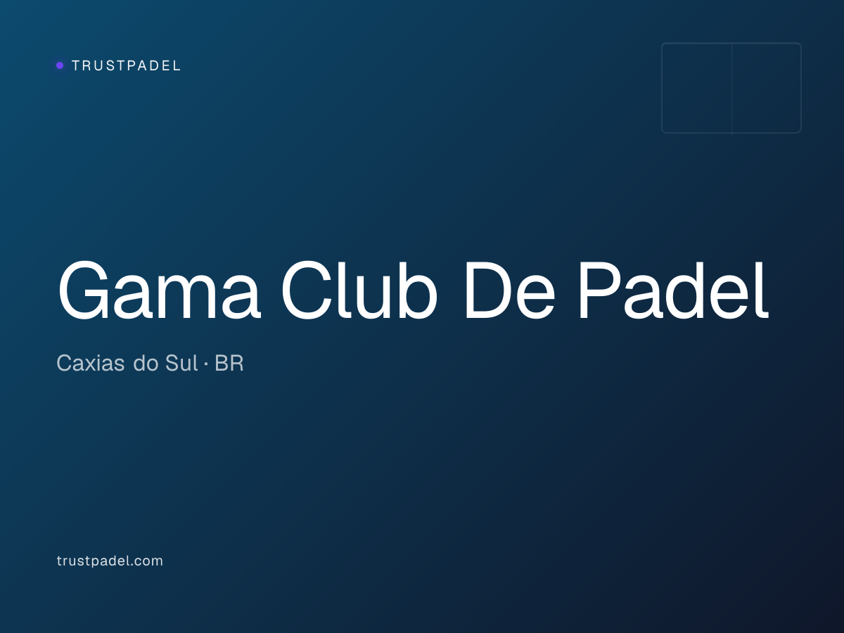 Gama Club De Padel padel club