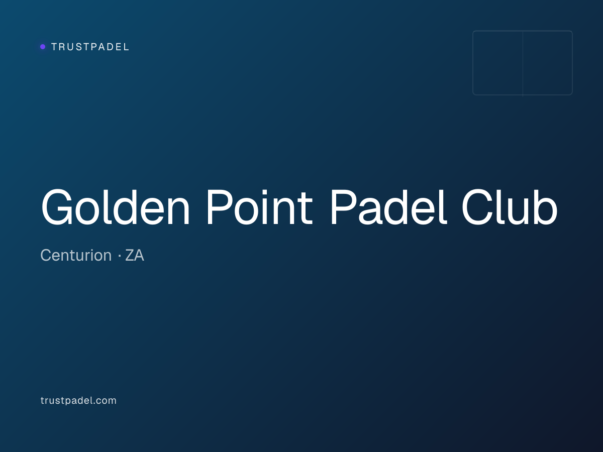 Golden Point Padel Club padel club