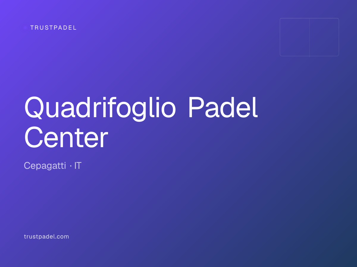 Quadrifoglio Padel Center padel club