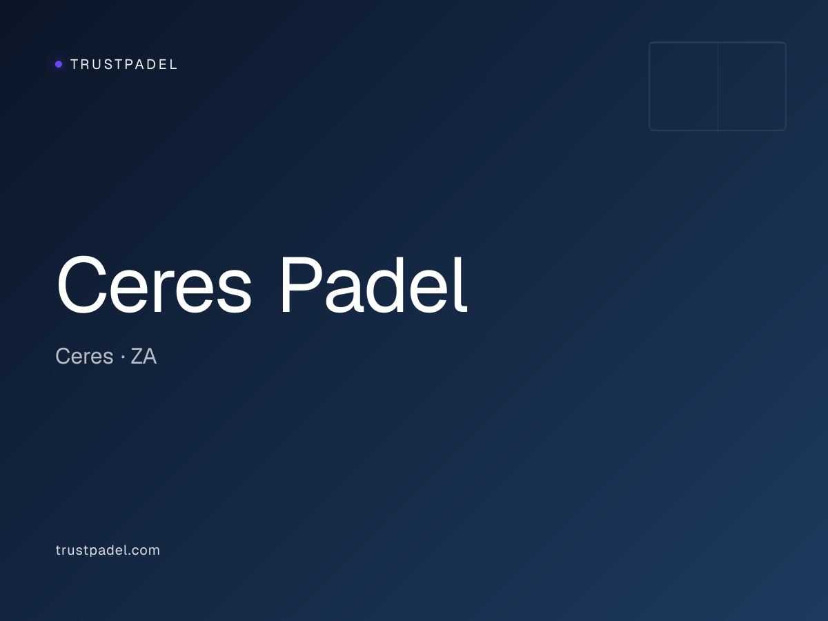 Ceres Padel padel club