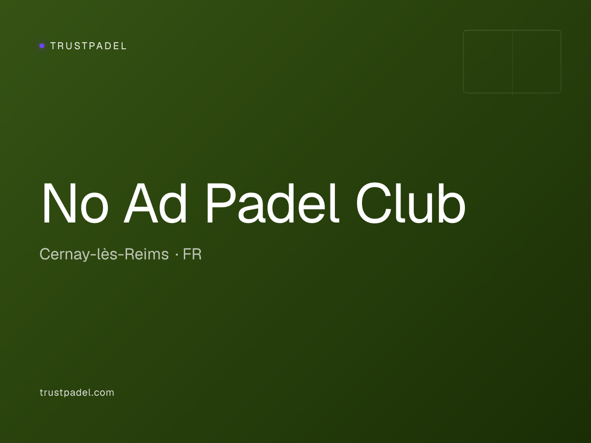 No Ad Padel Club padel club