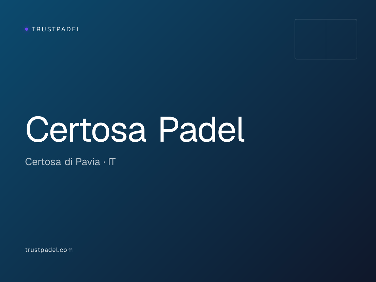 Certosa Padel padel club