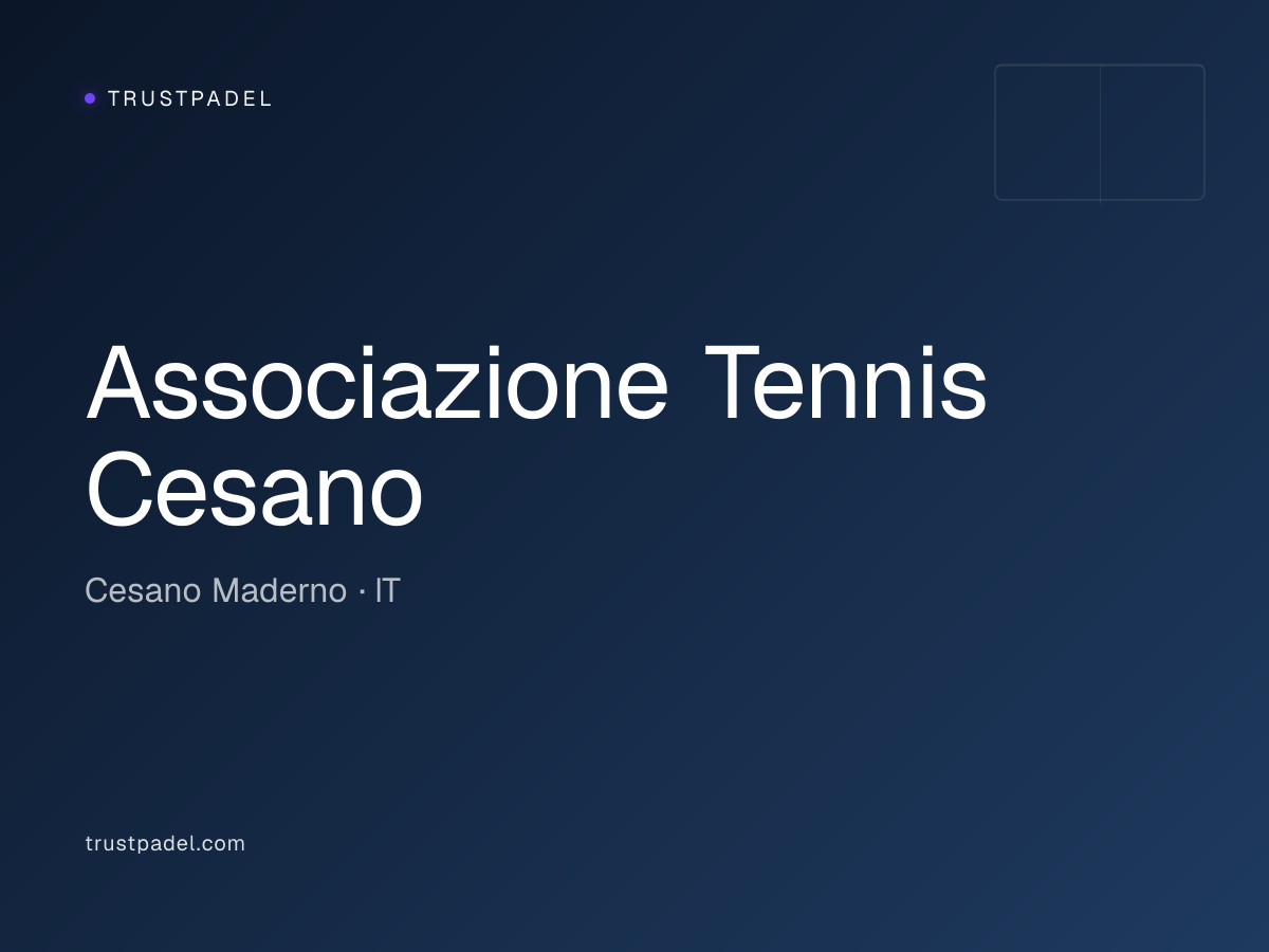 Associazione Tennis Cesano padel club
