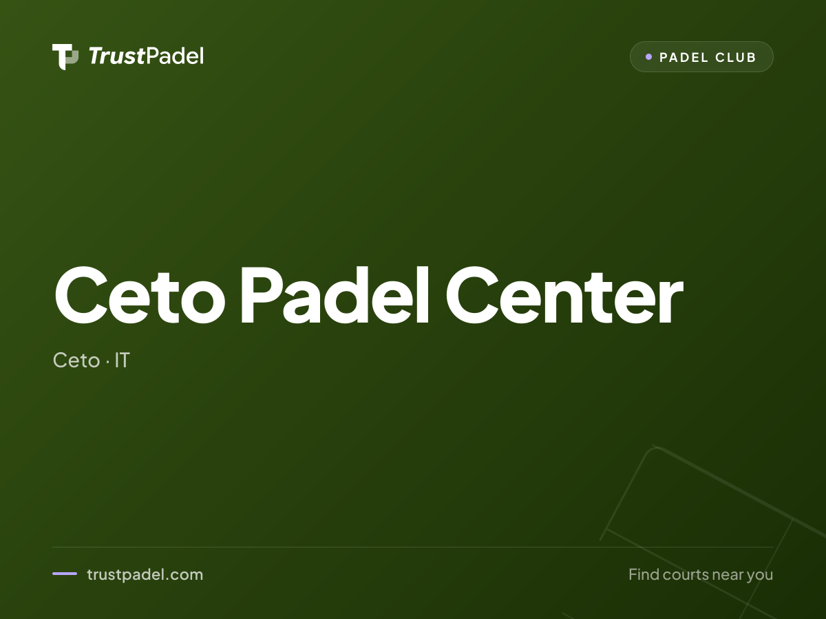 Ceto Padel Center padel club