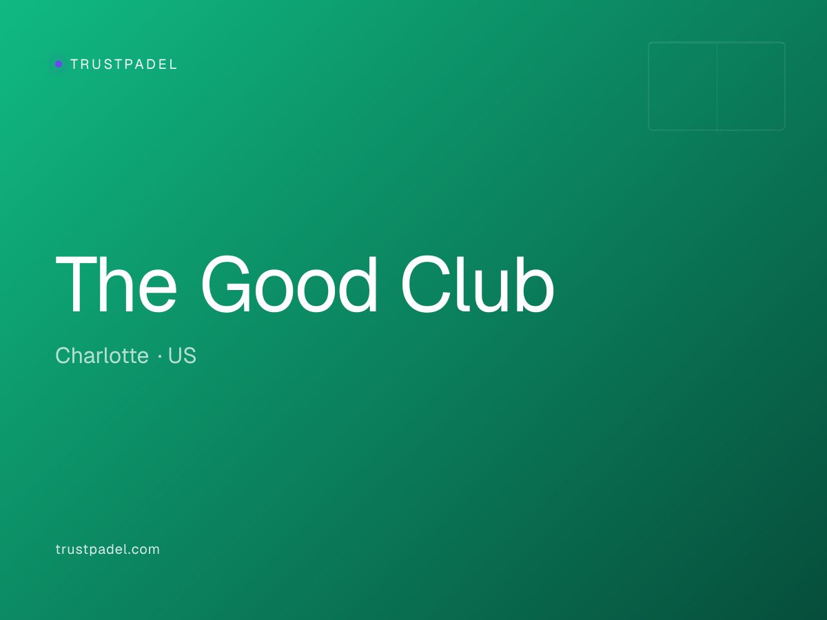 The Good Club padel club