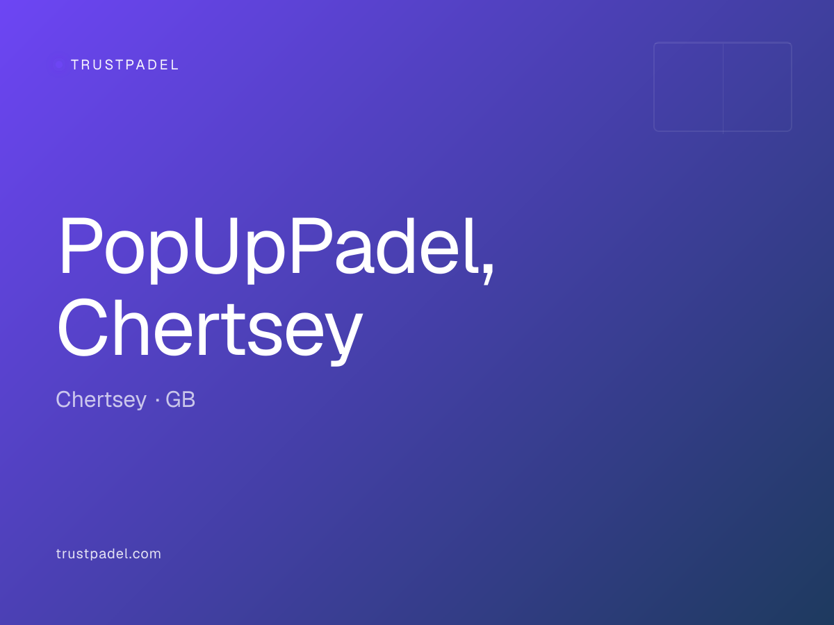 PopUpPadel, Chertsey padel club