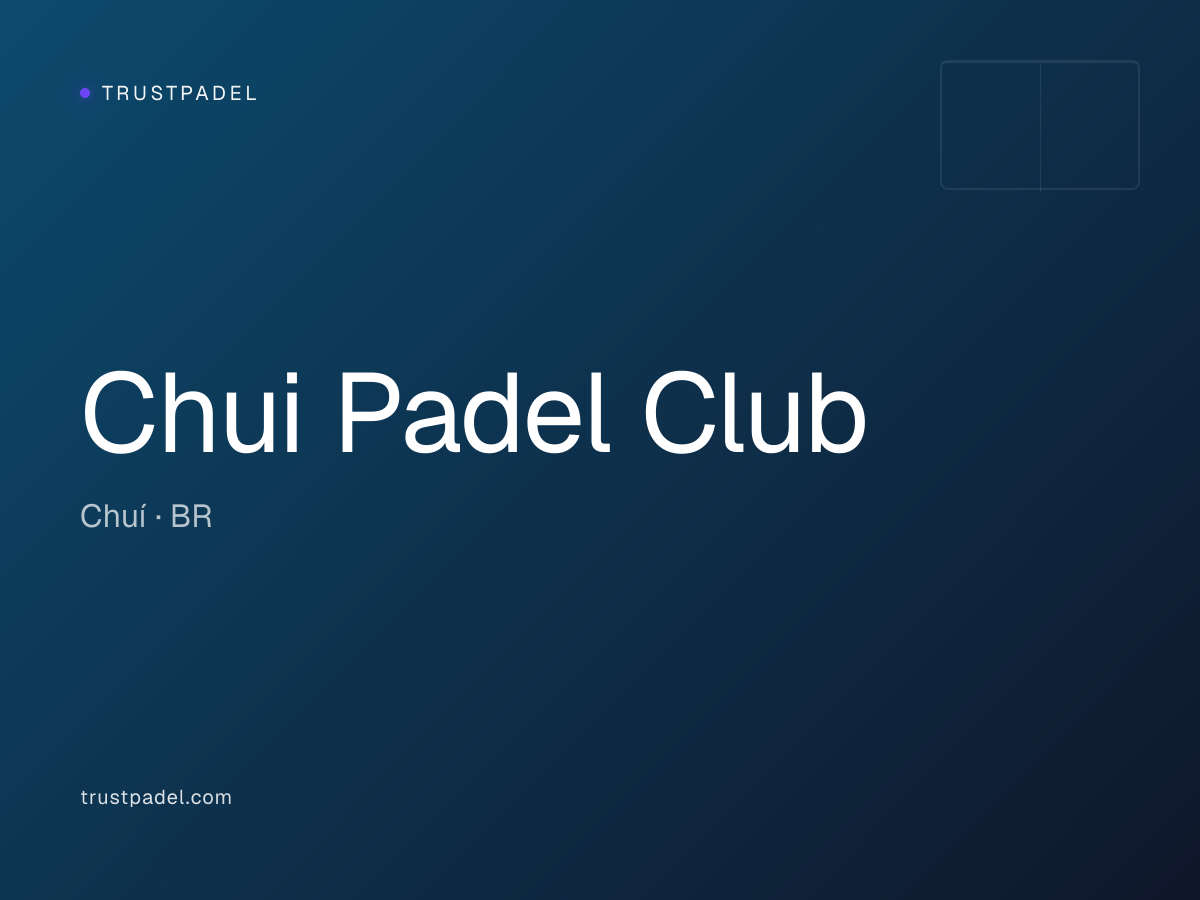 Chui Padel Club padel club