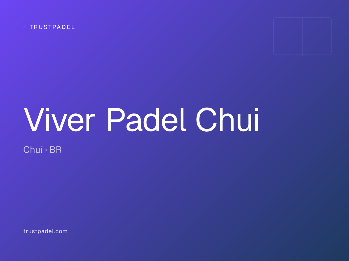 Viver Padel Chui padel club