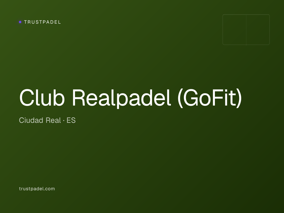 Club Realpadel (GoFit) padel club