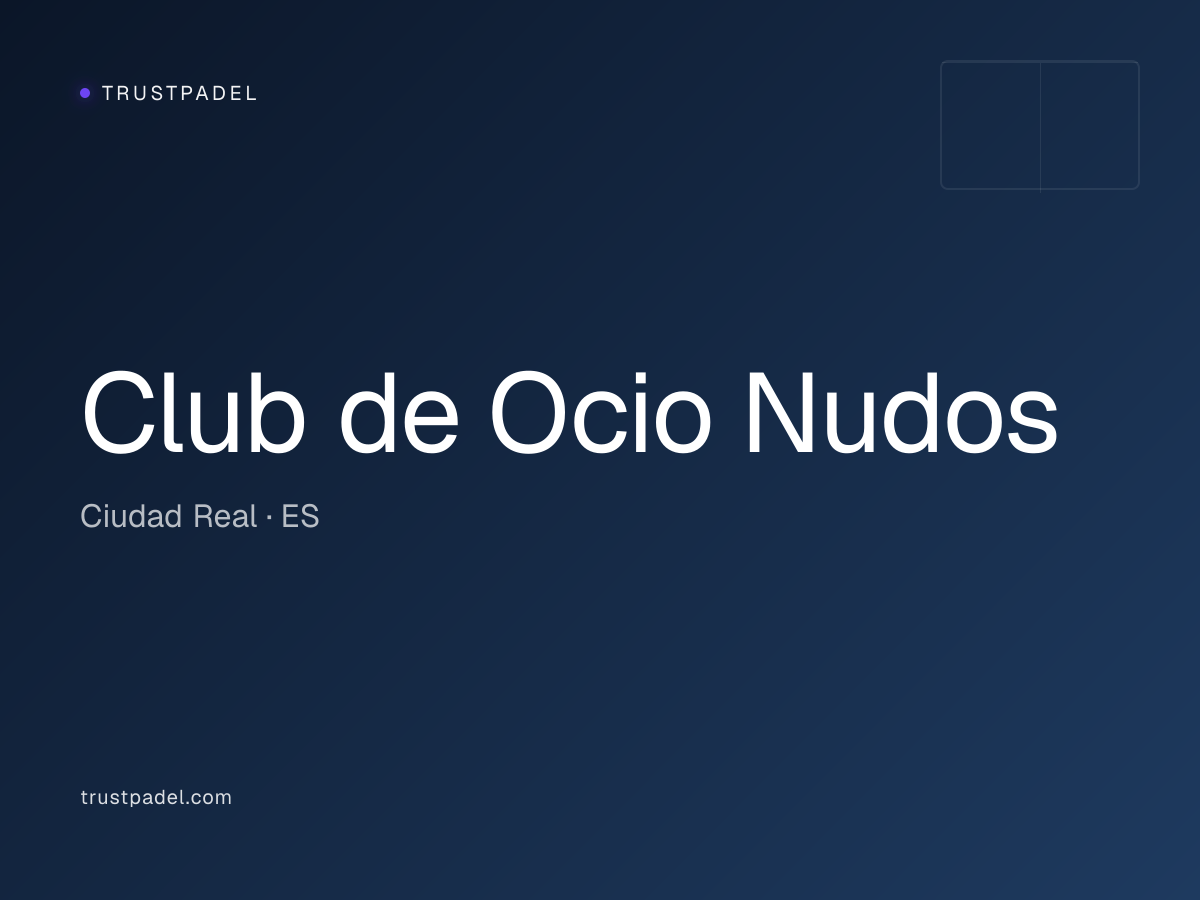 Club de Ocio Nudos padel club