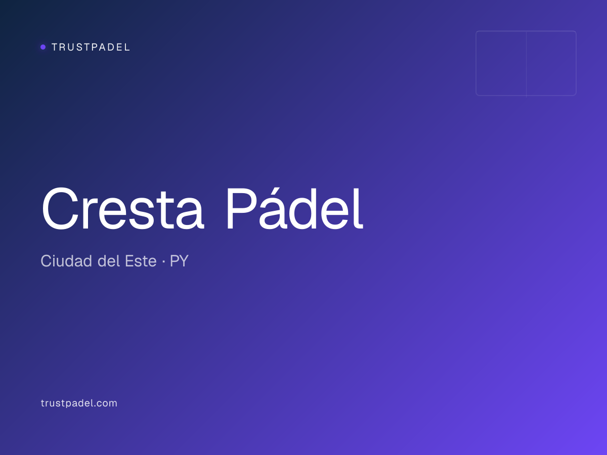Cresta Pádel padel club