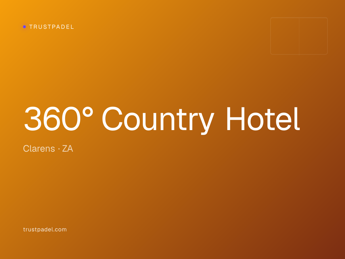 360° Country Hotel padel club