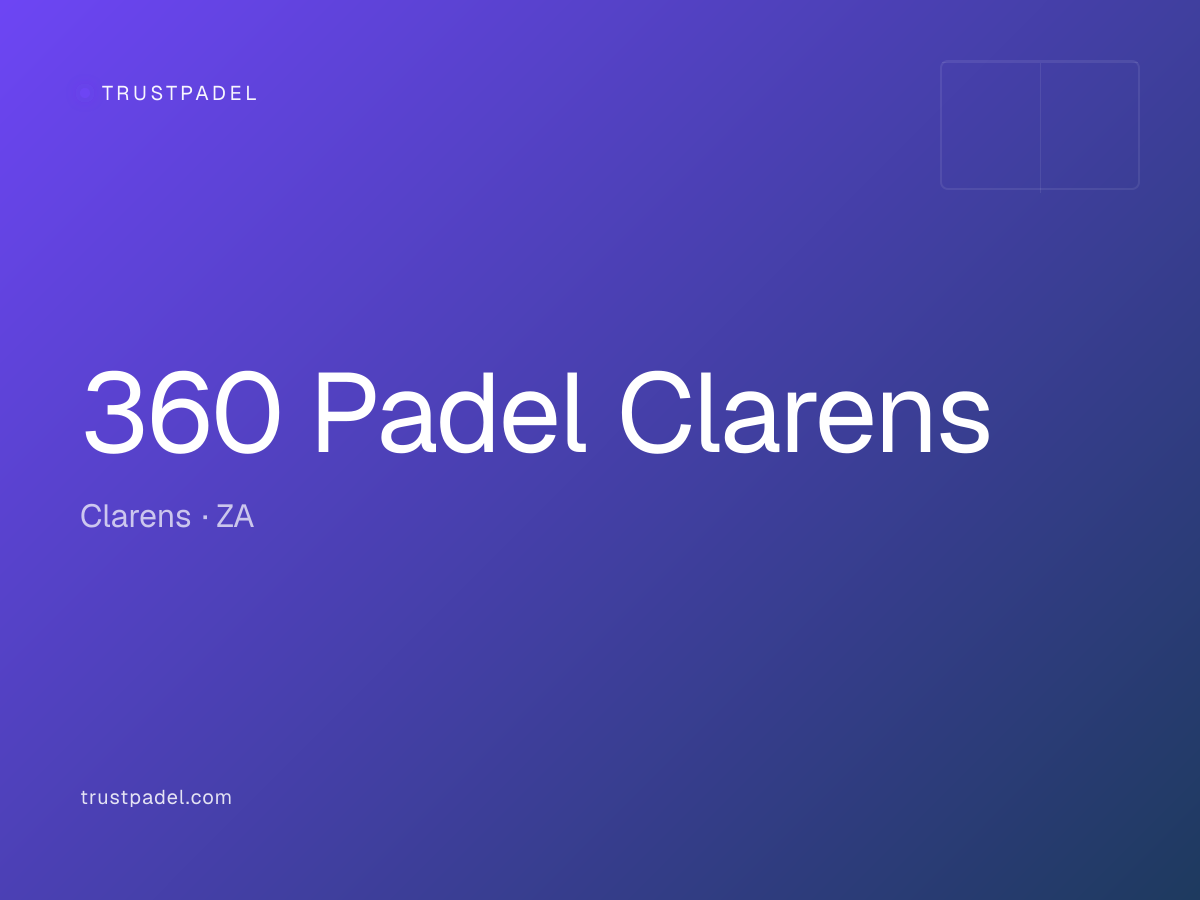 360 Padel Clarens padel club