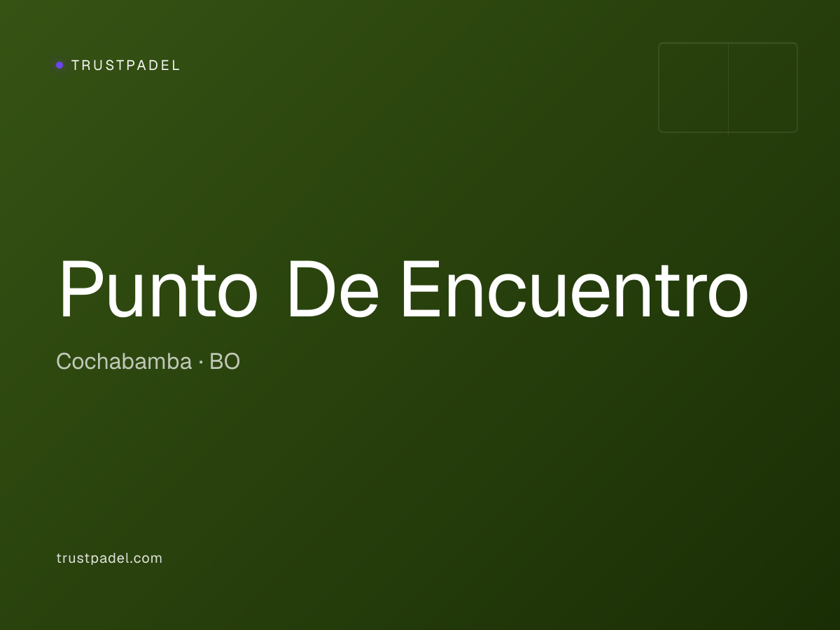 Punto De Encuentro padel club