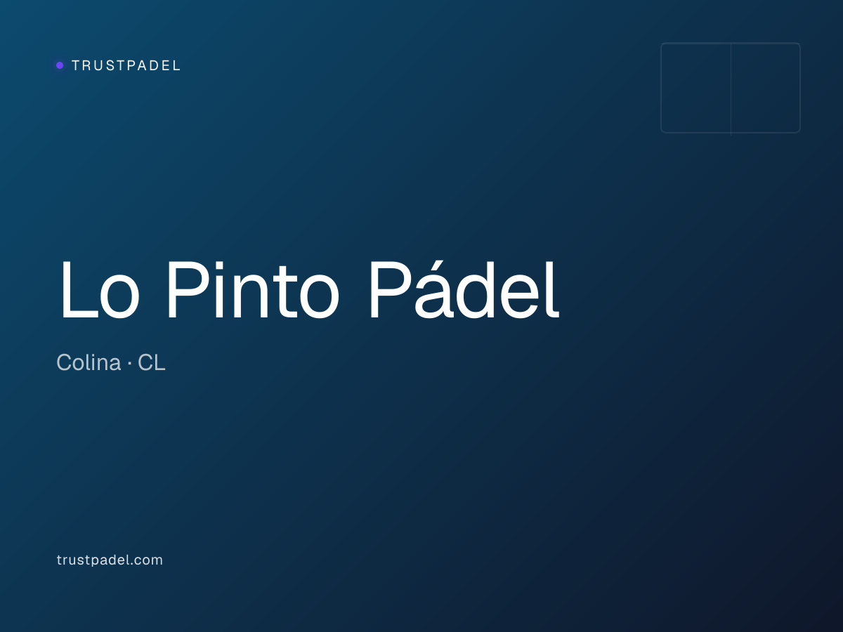 Lo Pinto Pádel padel club