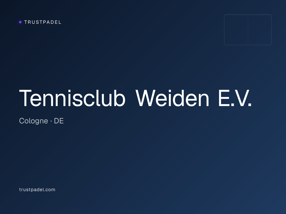 Tennisclub Weiden E.V. padel club