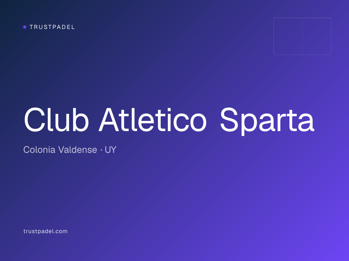 Club Atletico Sparta padel club