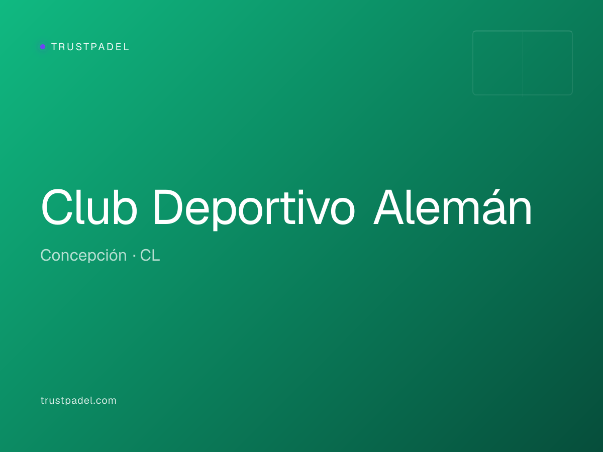Club Deportivo Alemán padel club
