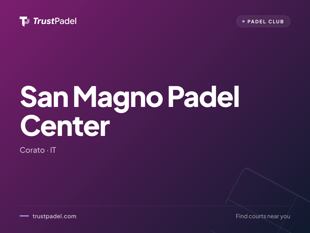 San Magno Padel Center padel club