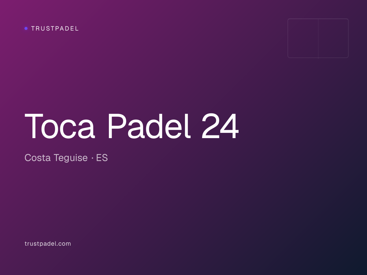 Toca Padel 24 padel club
