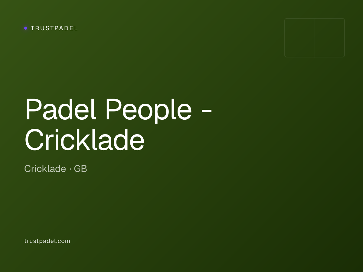 Padel People - Cricklade padel club