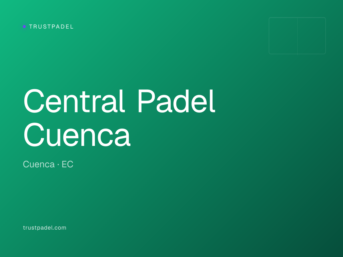 Central Padel Cuenca padel club