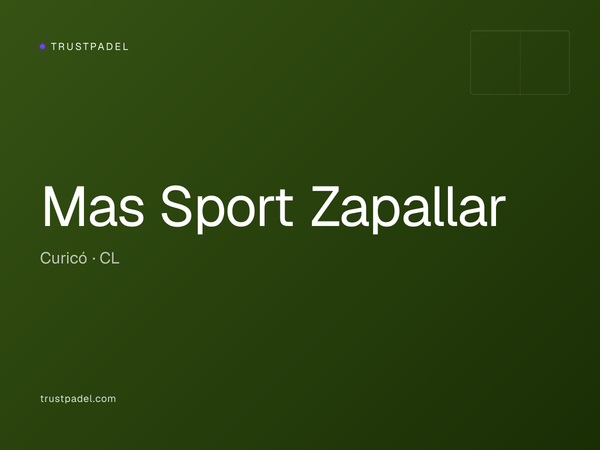 Mas Sport Zapallar padel club