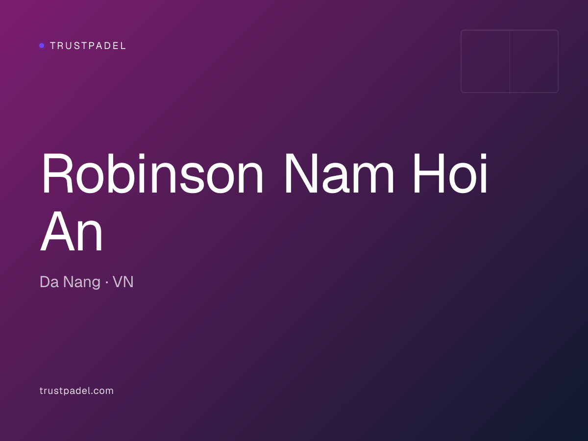 Robinson Nam Hoi An padel club