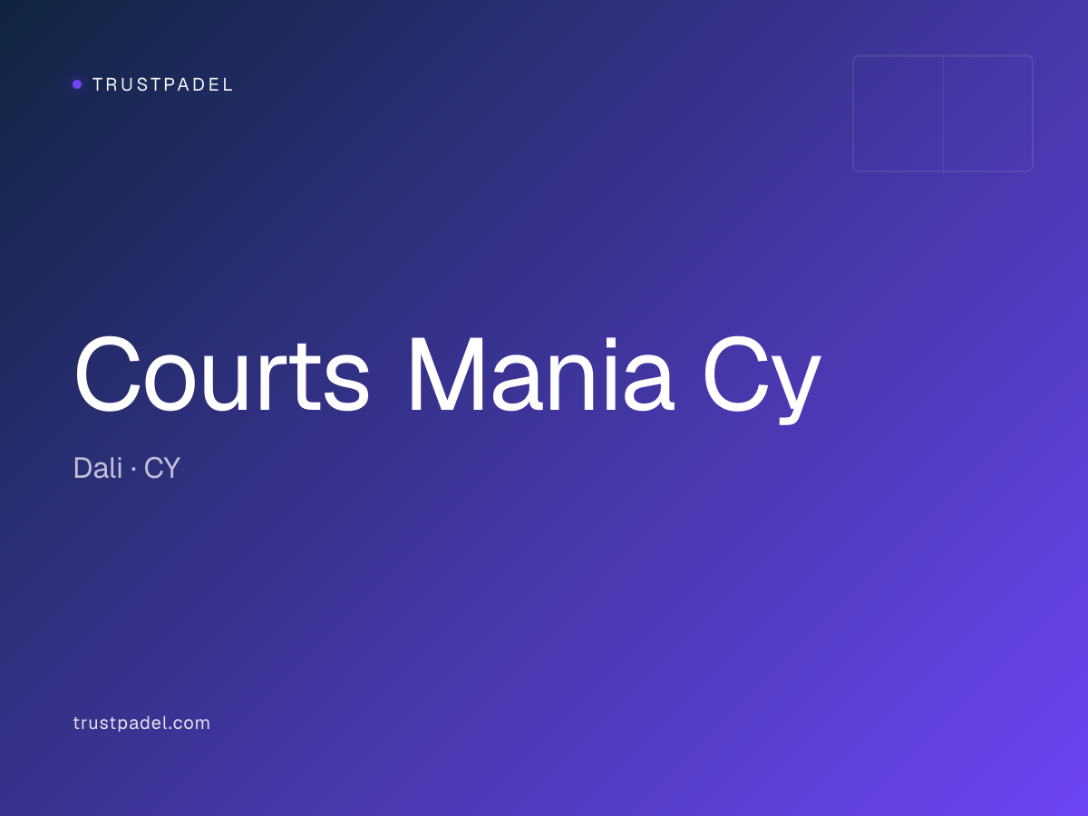 Courts Mania Cy padel club