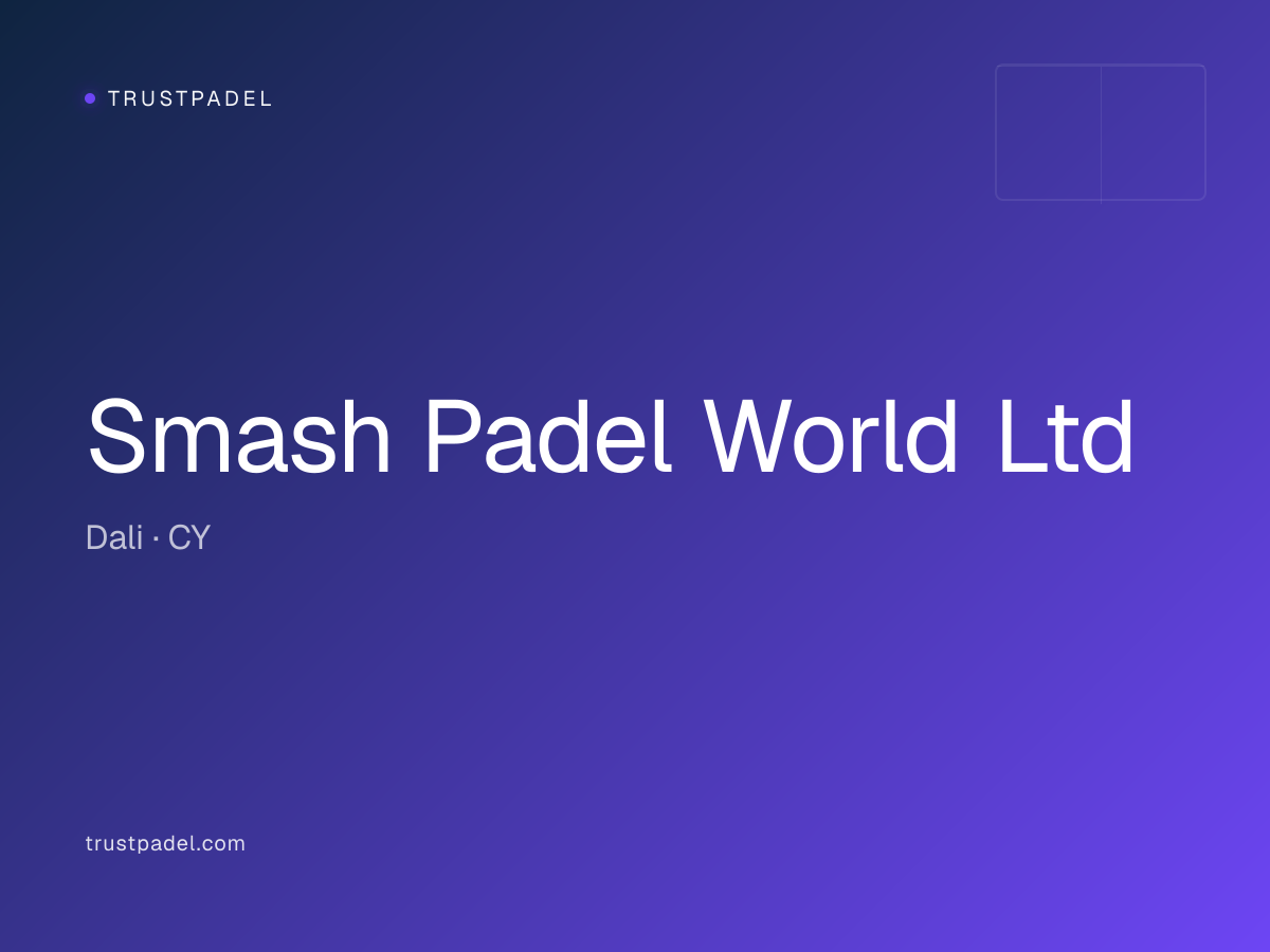 Smash Padel World Ltd padel club