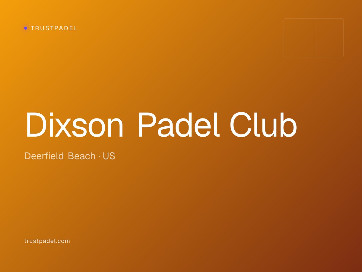 Dixson Padel Club padel club