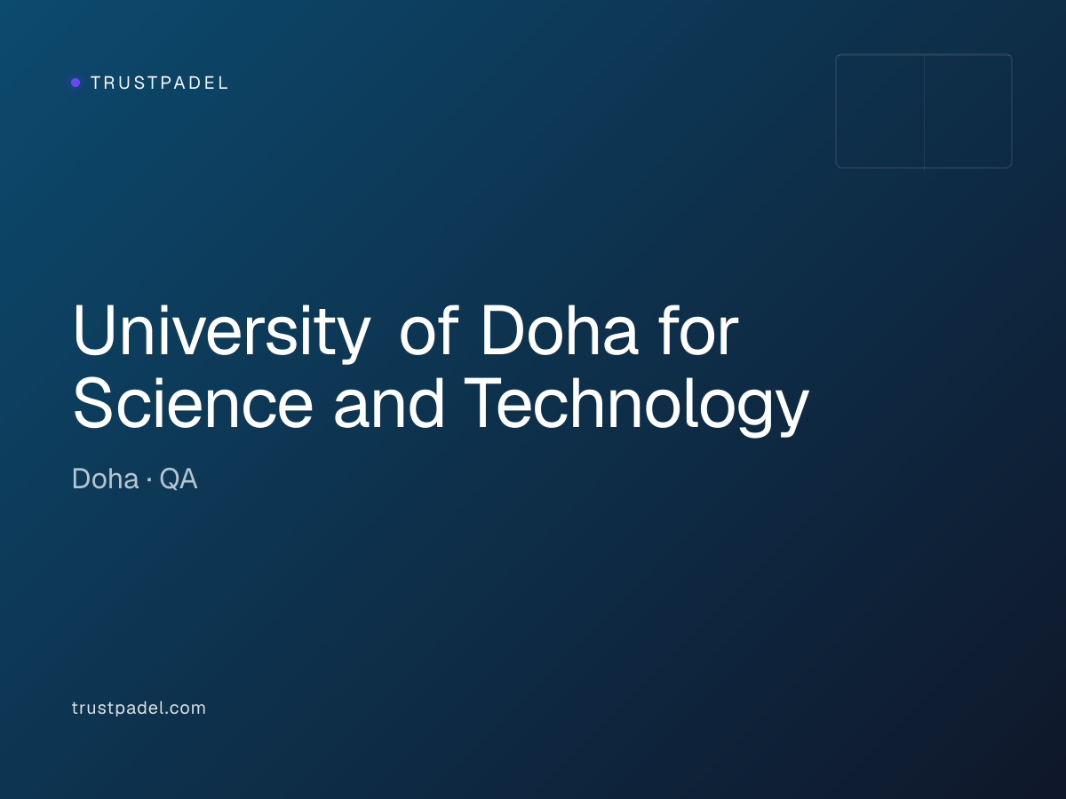 University of Doha for Science and Technology padel club