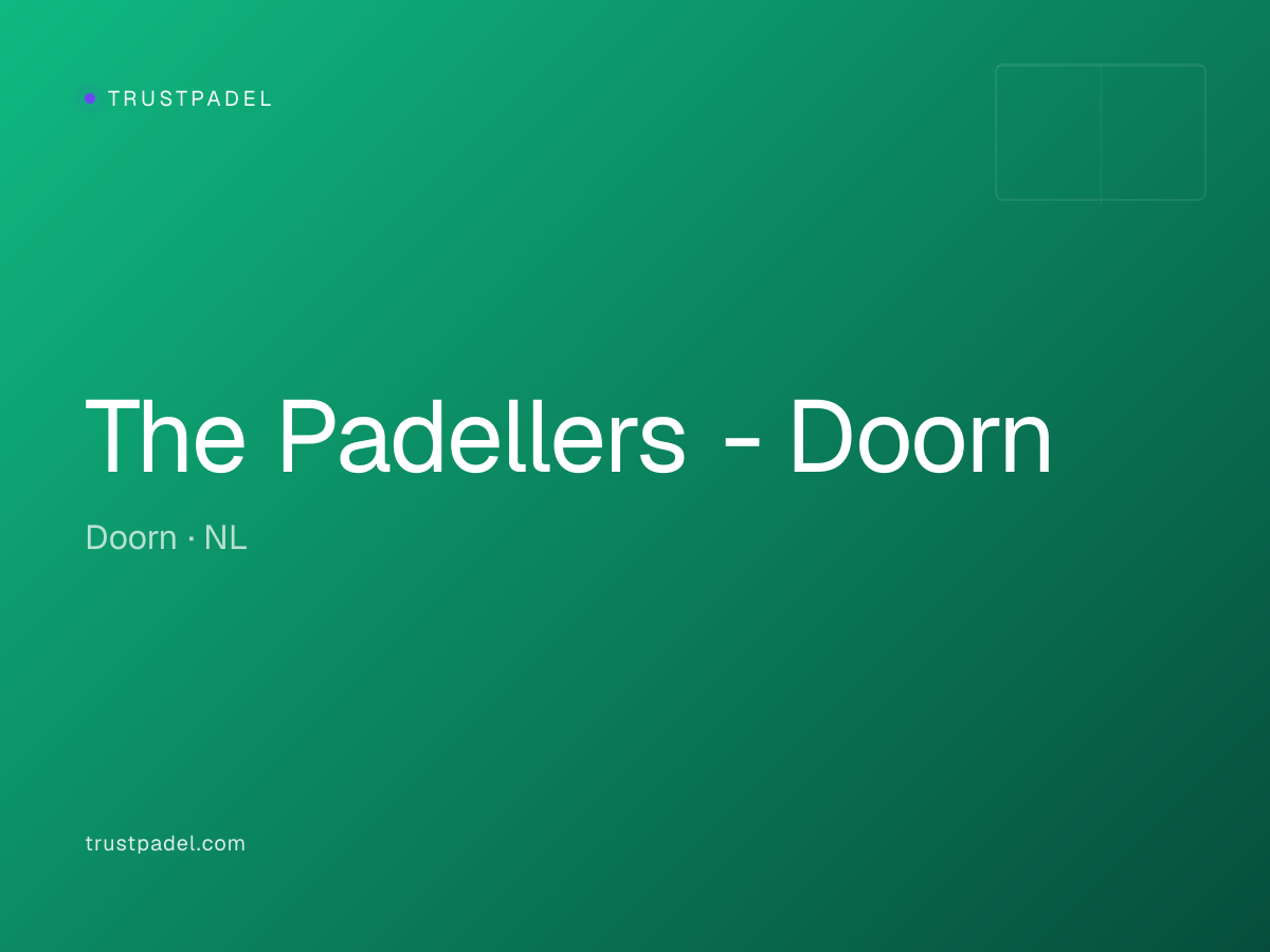 The Padellers - Doorn padel club