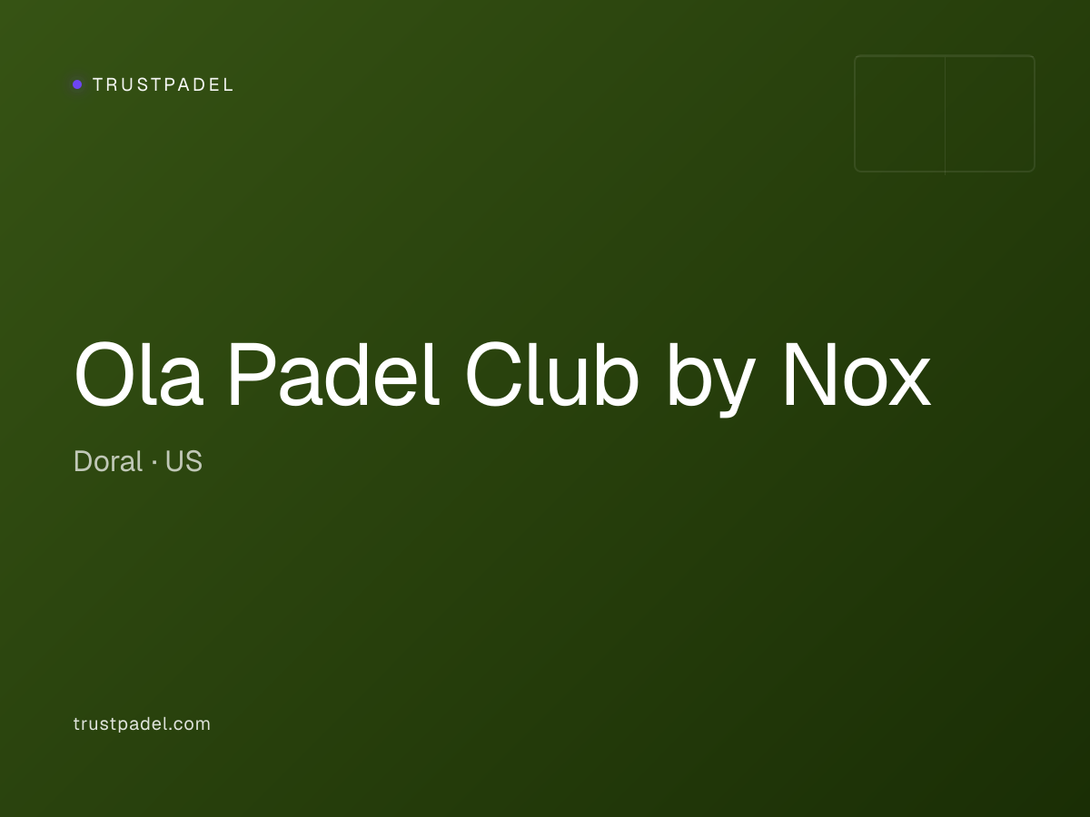 Ola Padel Club by Nox padel club