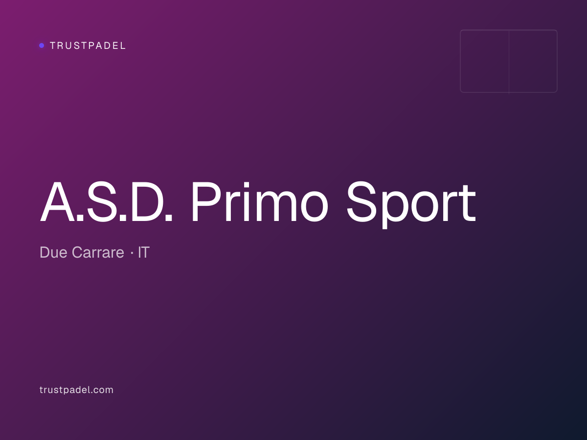 A.S.D. Primo Sport padel club