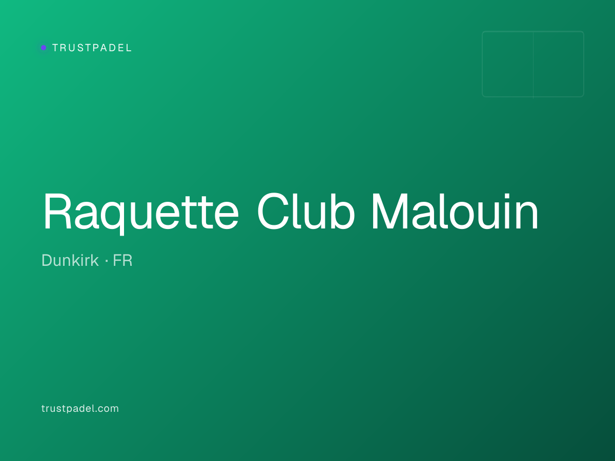 Raquette Club Malouin padel club