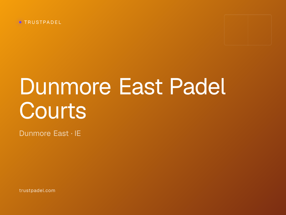 Dunmore East Padel Courts padel club