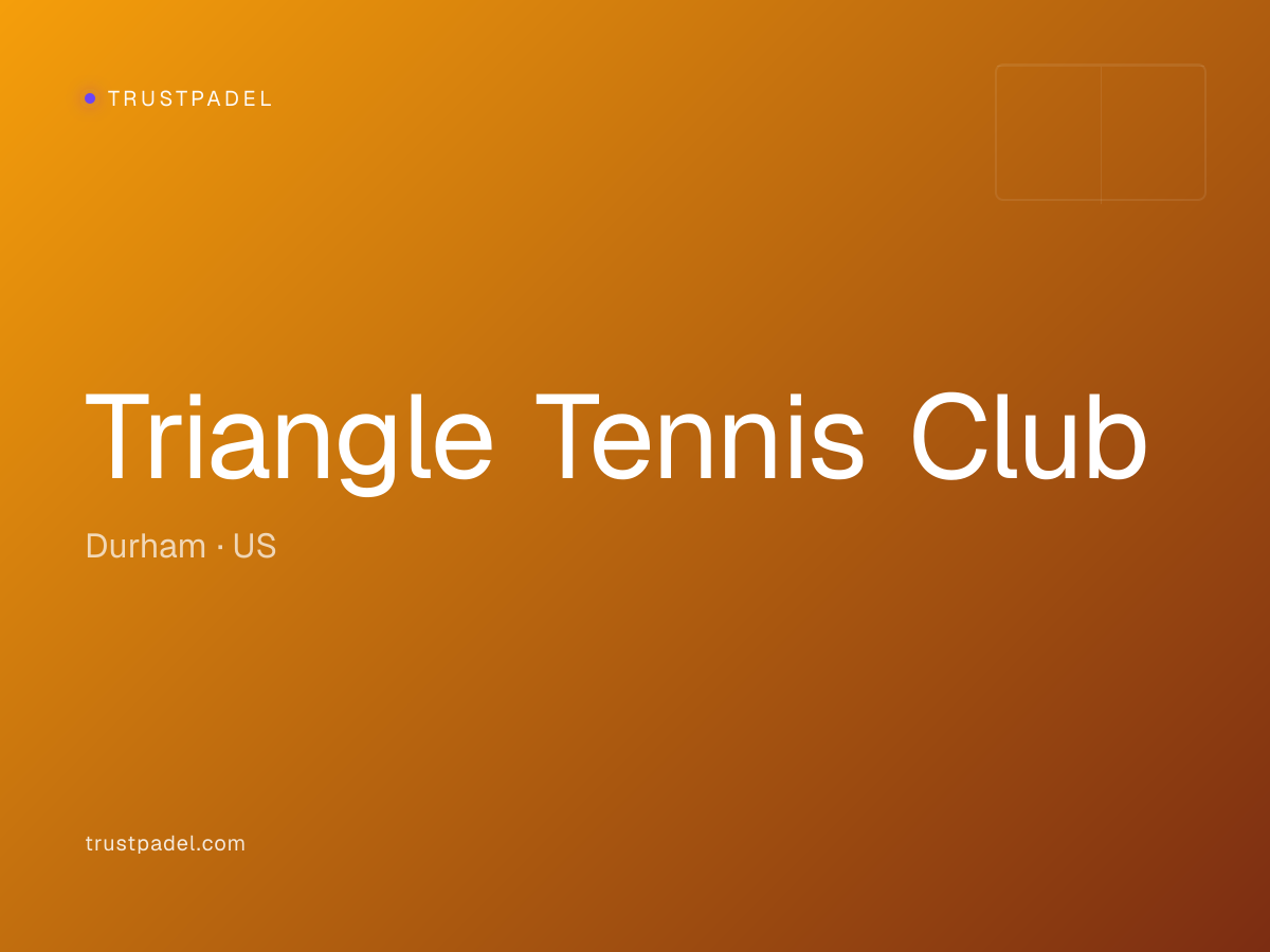 Triangle Tennis Club padel club